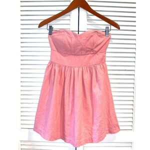 Vintage Body Central Strapless Pink mini Dress Small